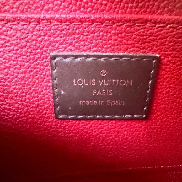 Authentic Louis Vuitton Damier Ebene Cosmetic Pouch - Preloved - Picture 5 of 9